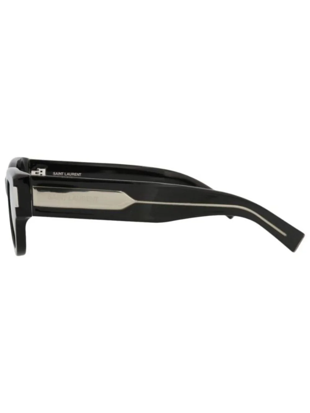 New Saint Laurent Womens Cat Eye Black Crystal Grey Fashion Designer Sunglasses